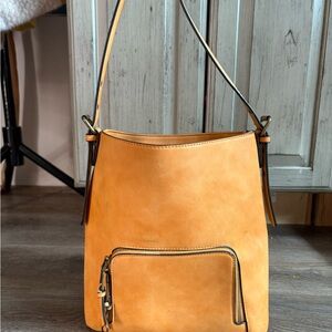 Simply Noelle Tan Faux Leather Hobo Shoulder Bag